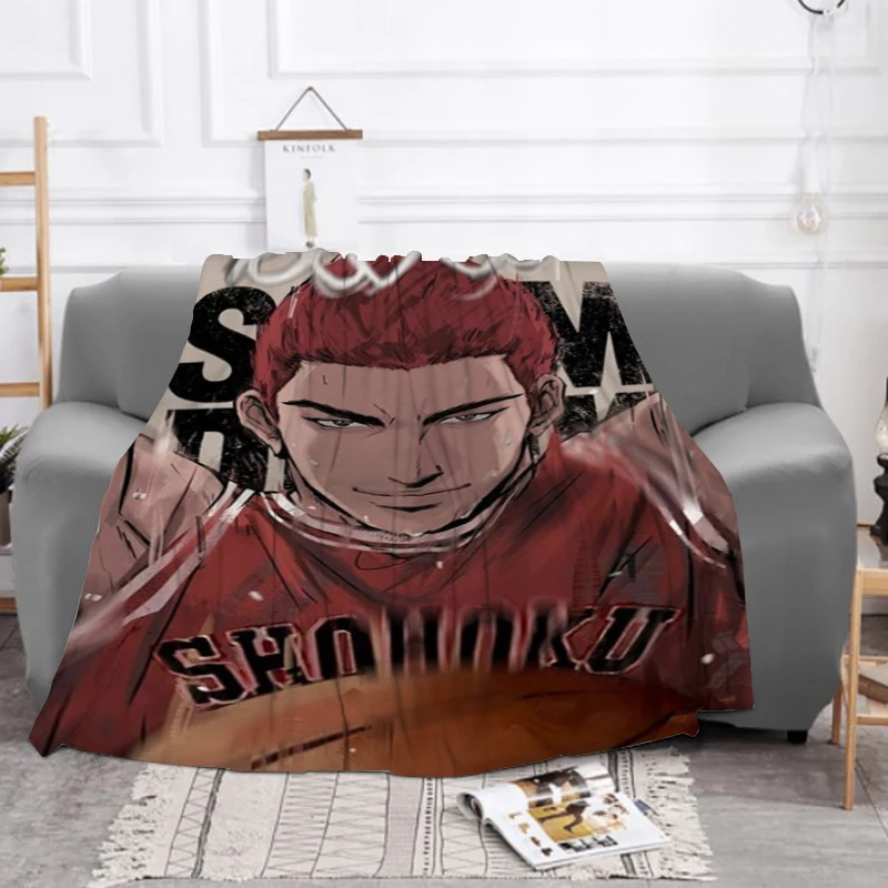 

Slam Dunk Custom Blanket Sofa Winter Fluffy Soft Blankets & Throws Machine Washable Furry Throw Bed Baby Fleece Beds Nap Anime