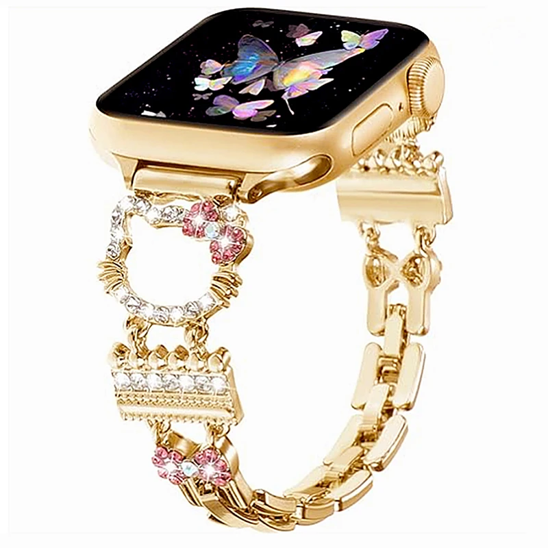 1PC Adjustable Metal Band For Apple Watch Band 49/46/45/44/42mm 41/40/38mm Strap for iWatch Series 10 9 8 7 6 5 4 3 2 SE Ultra 2
