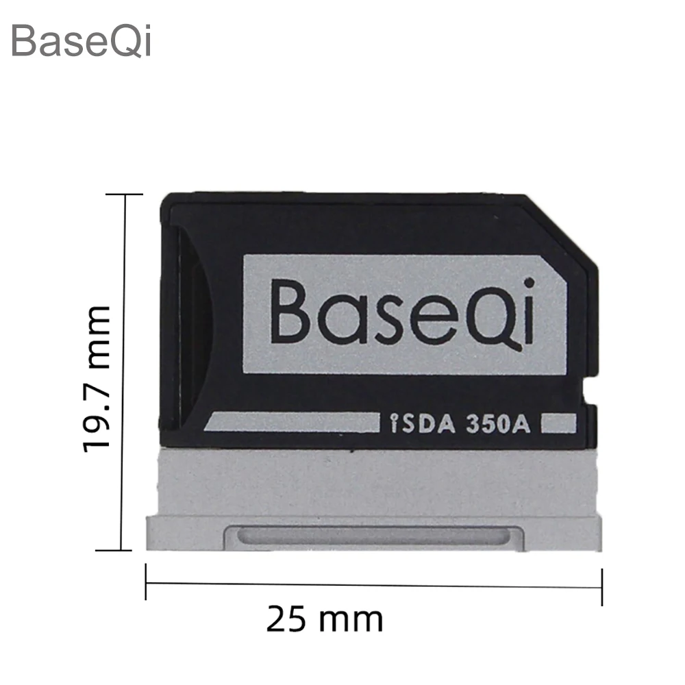 BaseQi For Microsoft Surface Book1/2/3 13.5inch Aluminum Micro sd Adapter Sbook I/II/III 13'' Memory Card Reader Minidrive 350A