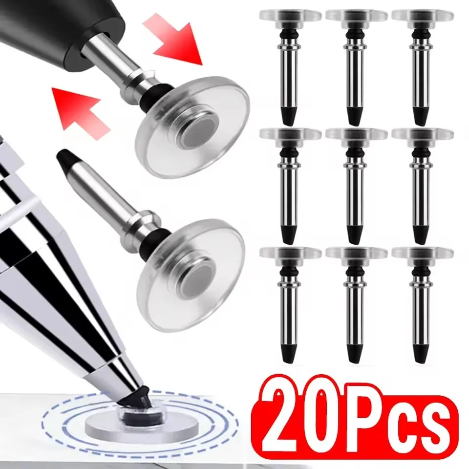 Replaceable Magnetic Stylus Pen Disc Tips Universal Round Shape Penpoint High Precision Pen Tip for Touch Screen Devices