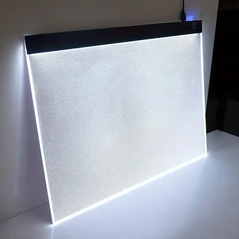 Tappetino per luce da tracciamento per scatola luminosa a LED Tappetino per tracciamento artistico a LED dimmerabile a 3 livelli Pannello luminoso per pittura con diamanti a LED