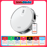 ILIFE V20 Robot Vacuum Cleaner, 5000Pa suction, SOF LiDAR Smart Navigation, APP Control, Customizable cleaning, Self charging