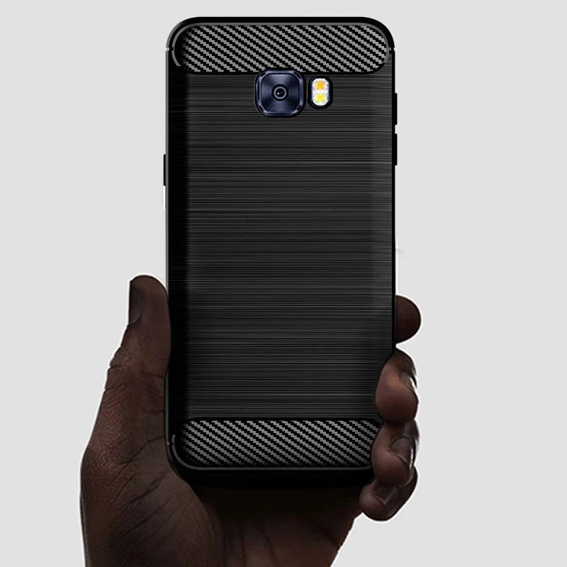 Case For Samsung Galaxy C5 / C5Pro Case Silicone TPU Bumper Shockproof Carbon Cover for Samsung Galaxy C5 Pro C5000 C5010 C5018