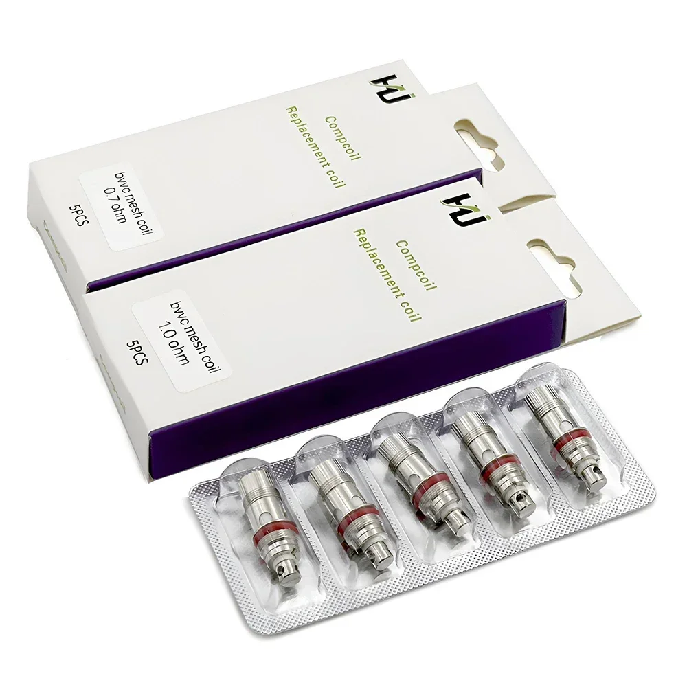 10 ชิ้น Nautile 2 วินาที BVC ตาข่ายขดลวด 0.3ohm 0.7ohm 1.0ohm 1.2ohm ตาข่ายขดลวดสําหรับ Nautilus 3 K3 ถัง MTL Zelos ชุด