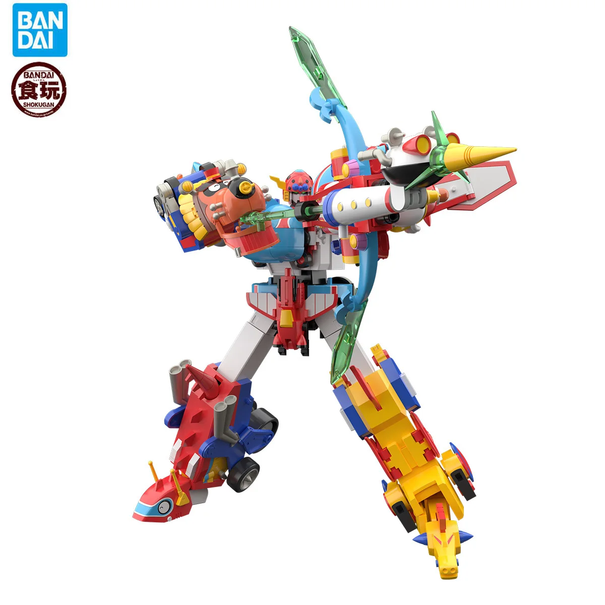 

Bandai SMP [Проект моделирования Shokugan] Tatsunoko Production 60th Anniversary Tatsunoko Gattai Time Bokan Robot SP Set TOYS