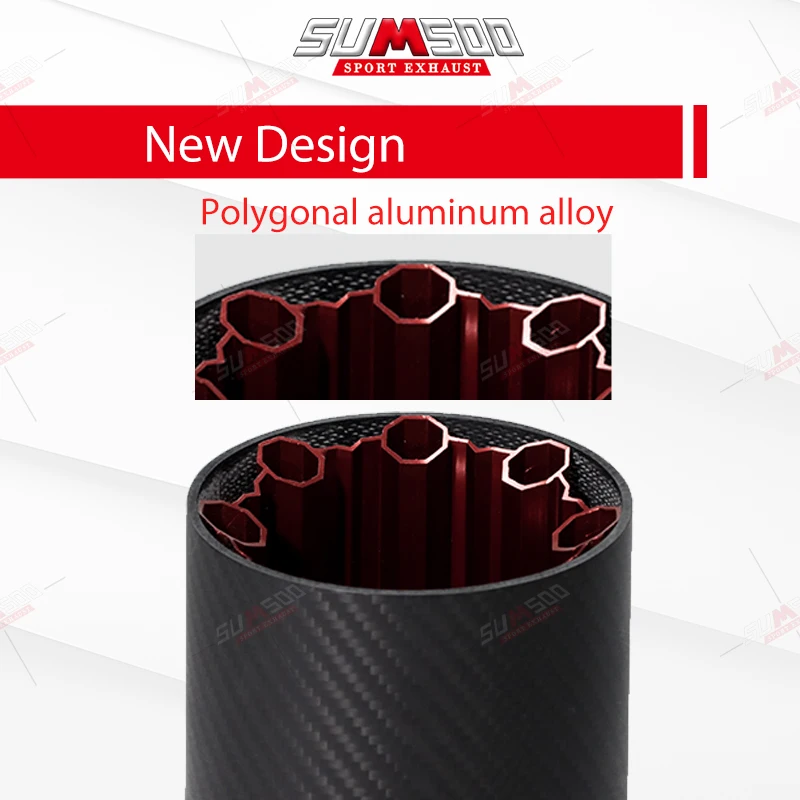 1 قطعة ماتي الكربون الخمار تلميح 101 مللي متر منفذ نظام العادم ل تعديل العالمي مستقيم العادم الخمارات فوهة تلميح #4