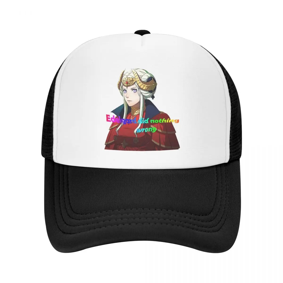 Edelgard Did Nothing Wrong Trucker Hat For Man Woman Summer Outdoor Mesh Side Sun Hats Caps Adjustable Fit