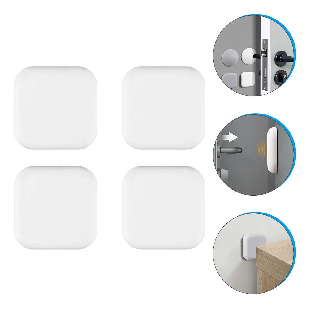 

4pcs Door Stopper Protector Adhesive Bumper For Wall Protection From Door Knob Anti Slam Guard Silicone Stick On Wall