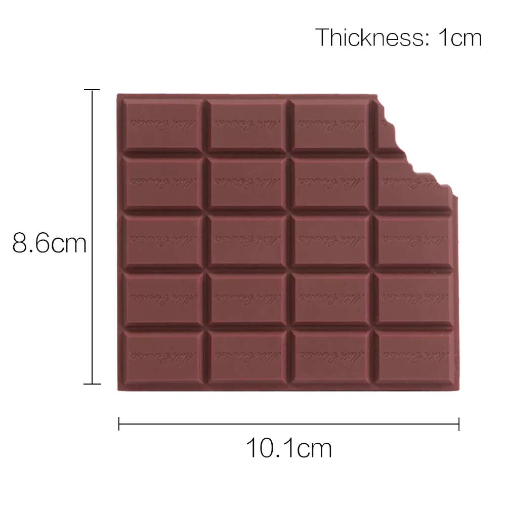 STONEGO-Bloc de notas con forma de galletas de Chocolate para estudiantes, Bloc de notas con forma de dibujos animados, bonito y rasgado, para