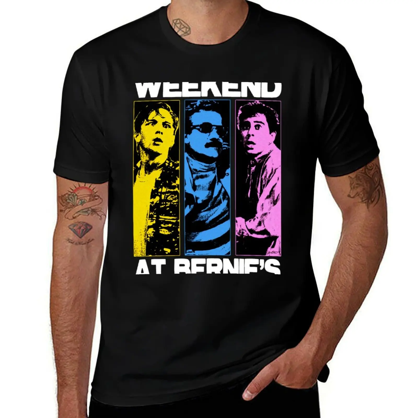 Weekend At Bernie & x27; s Lárry Wilson Bérníé Lomax T-Shirt vintage graphic tee boys whites mens graphic t-shirts pack