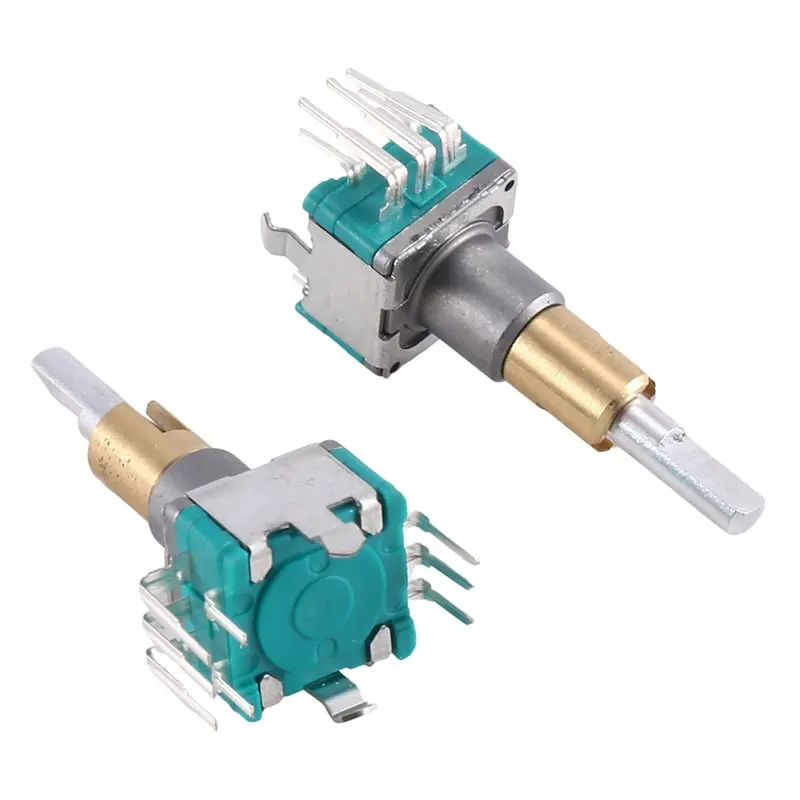 B50C EC11EBB24C03 Dual Axis Encoder With Switch 30 Positioning Number 15 Pulse Point Handle 25Mm
