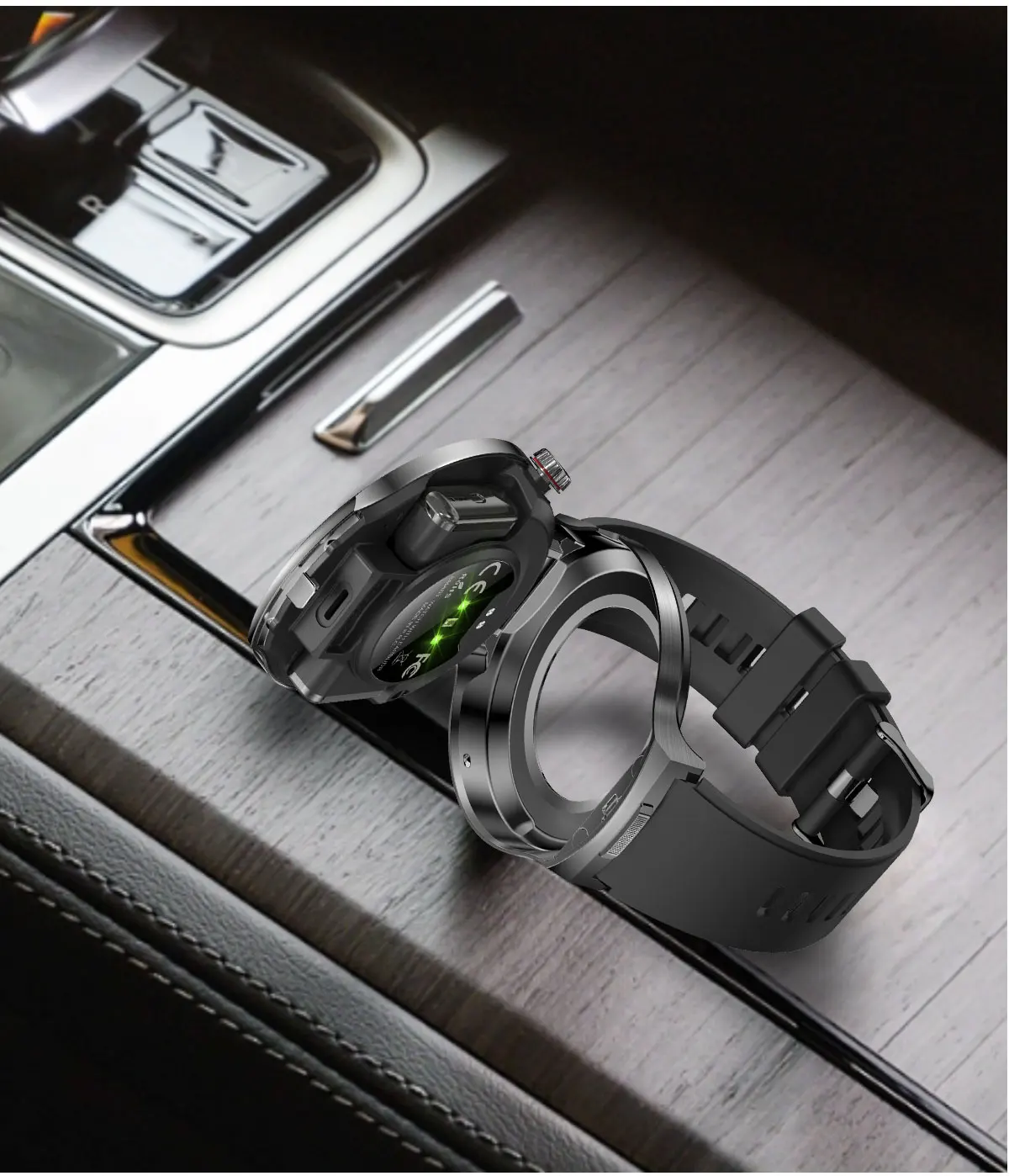 LIGE 2026 Neue TWS 2-in-1 Kopfhörer Smartwatch 1,85 Zoll Bluetooth-Anruf Herren Ohrhörer Smartwatch Herzfrequenz Gesundheitsmonitor Musik-Uhr – Detail 27
