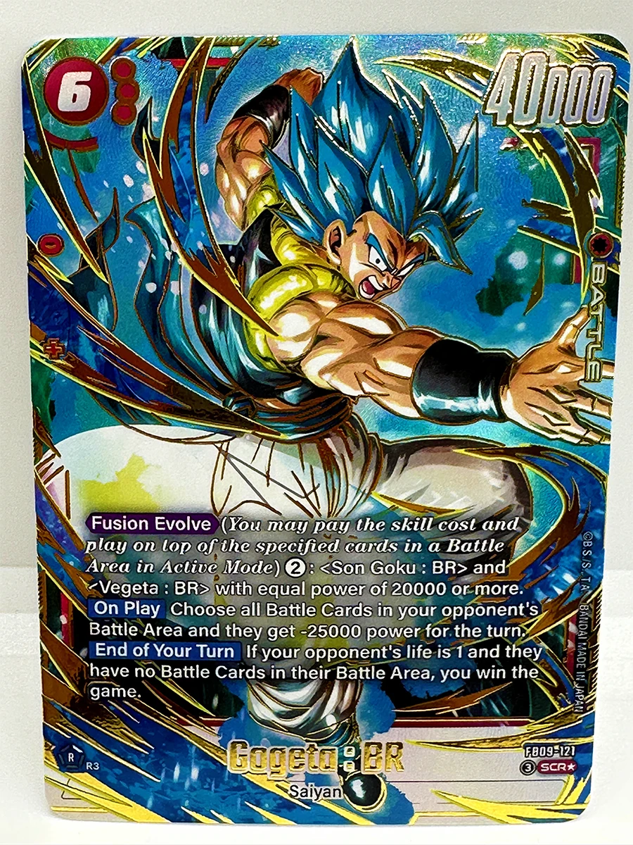 Super Kartenspiel Fusion World Saiyan Goku Broli Spielzeug Hobbys Sammlerstücke Spielkollektion Anime-Karten