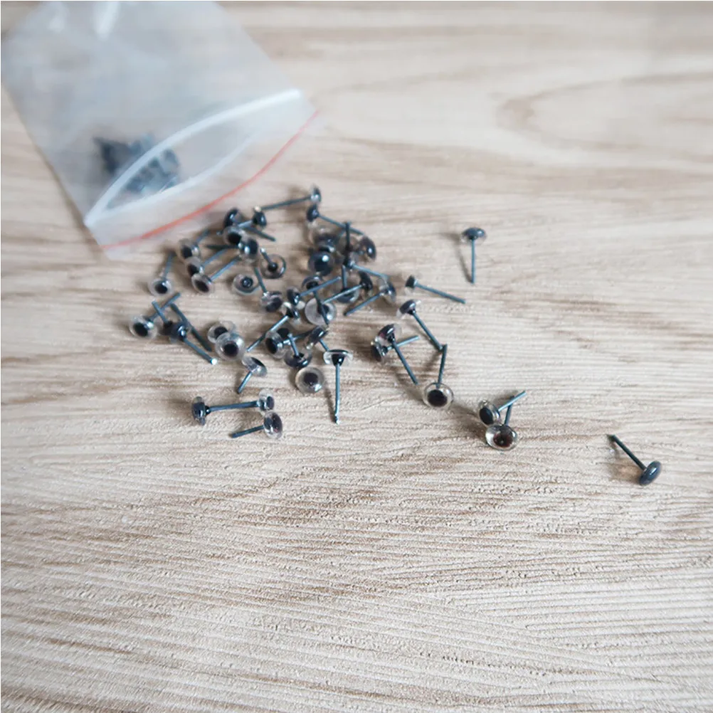 

200Pairs Animal Eyes Transparent Plastic Safety Eyes 3Mm Premium Material for DIY Handmade Crafts Scrapbooking