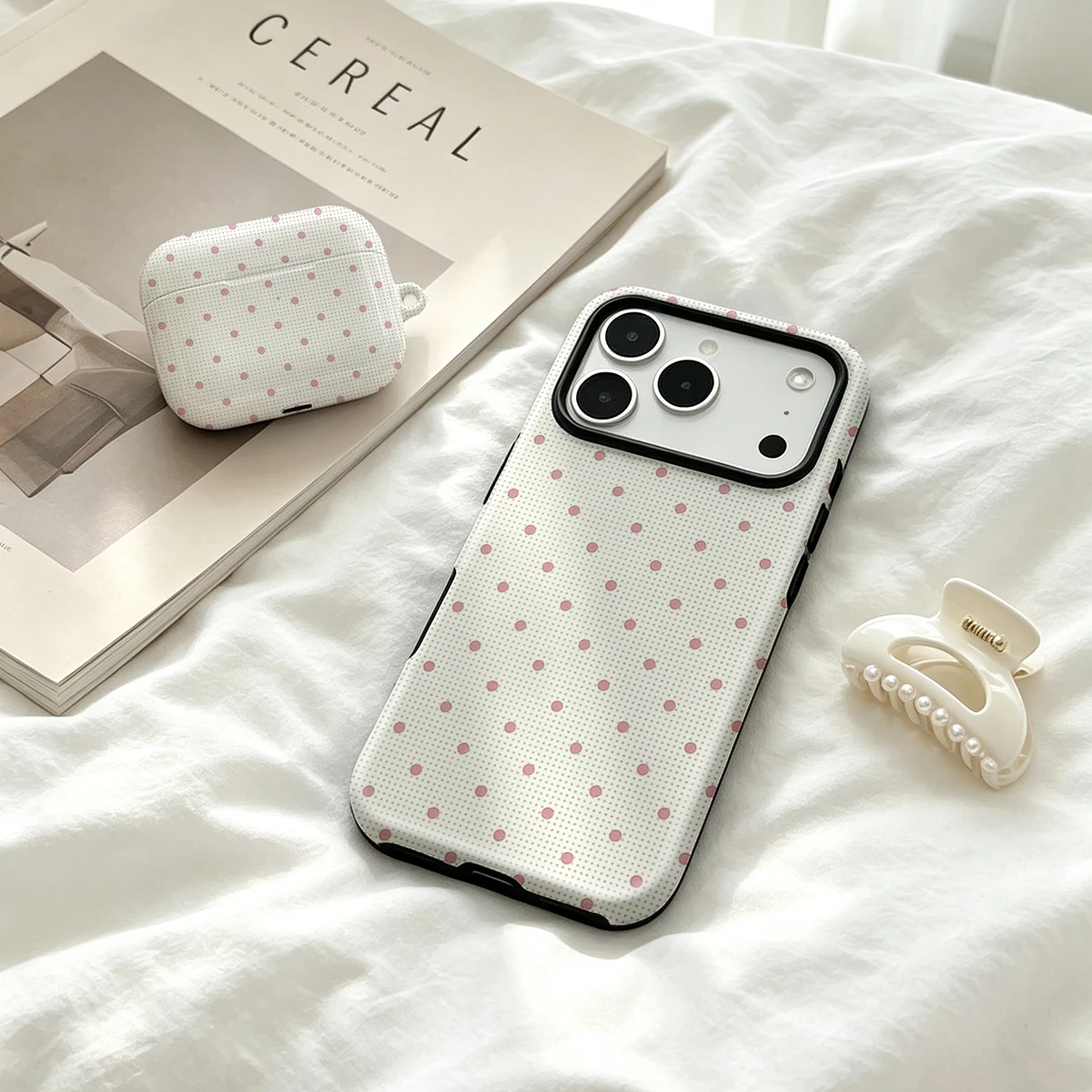 Airpod Case Cover - 2 in 1 Black Gold Flowers