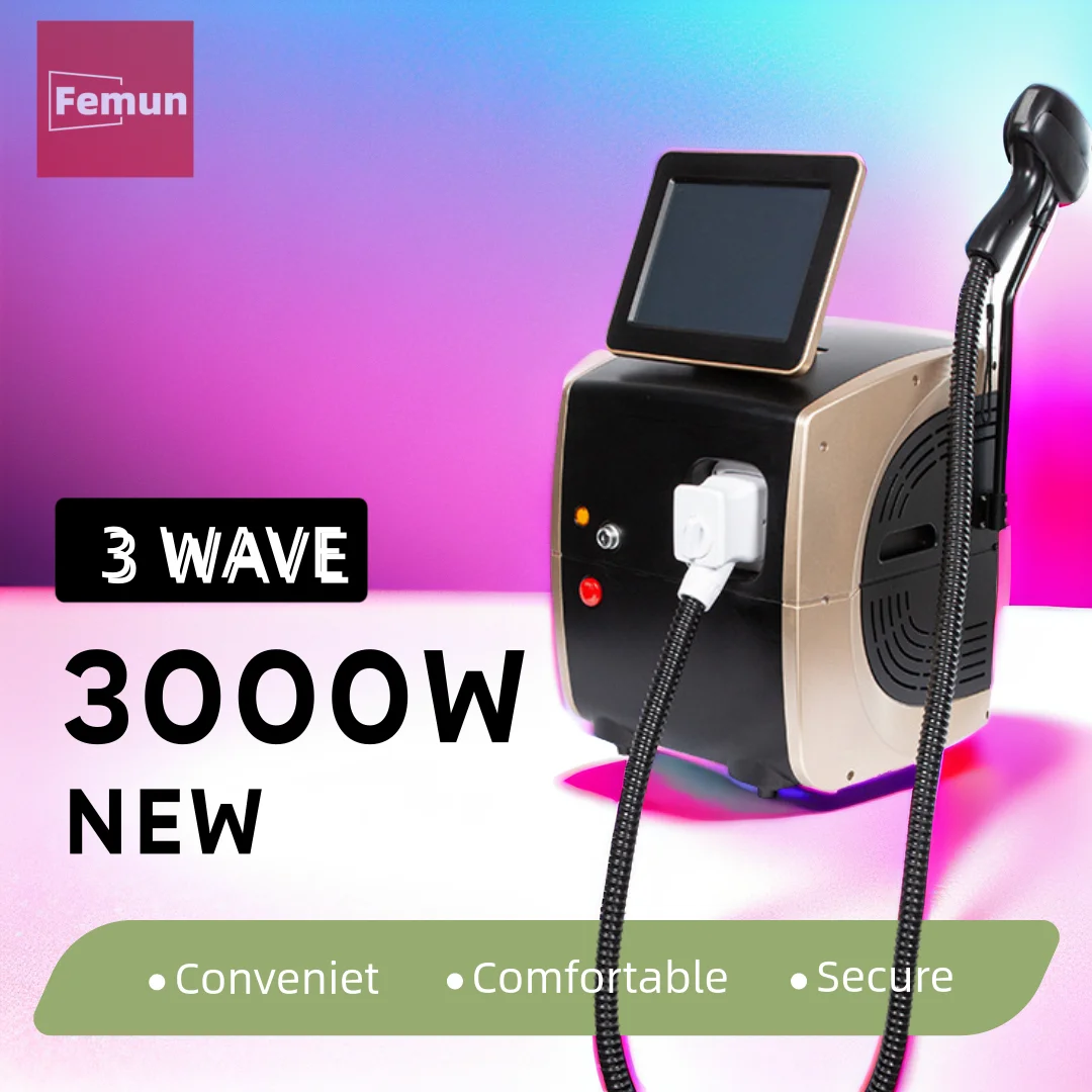 

4 Wave 808nm Soprano Ice Platinum 4000w Diode Laser Hair Removal Machine Approved Permanent Pain Skin Rejuvenation 2024