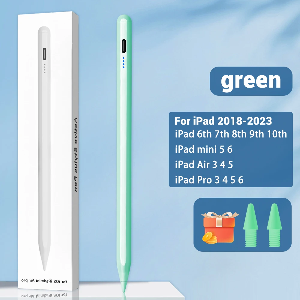 Voor iPad Potlood 2 1 Palm Afwijzing Power Display iPad Accessoires iPad 2022 2021 2020 2019 2018 Pro 11 12.9 Air Mini Stylus Pen