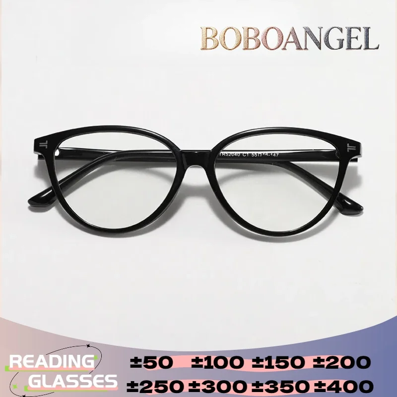 

BOBOANGEL Fashion Retro Anti Blue Light Reading Glasses Women SmallSquare Frame Prescription Eyeglasses Myopia Hyperopia Eyeware