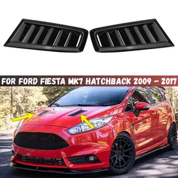 Car Bonnet Air Vent Trim ABS Engine Hood Air Outlet Cover For Ford Fiesta 2009 2010 2011 2012 2013 2014 2015 2016 2017