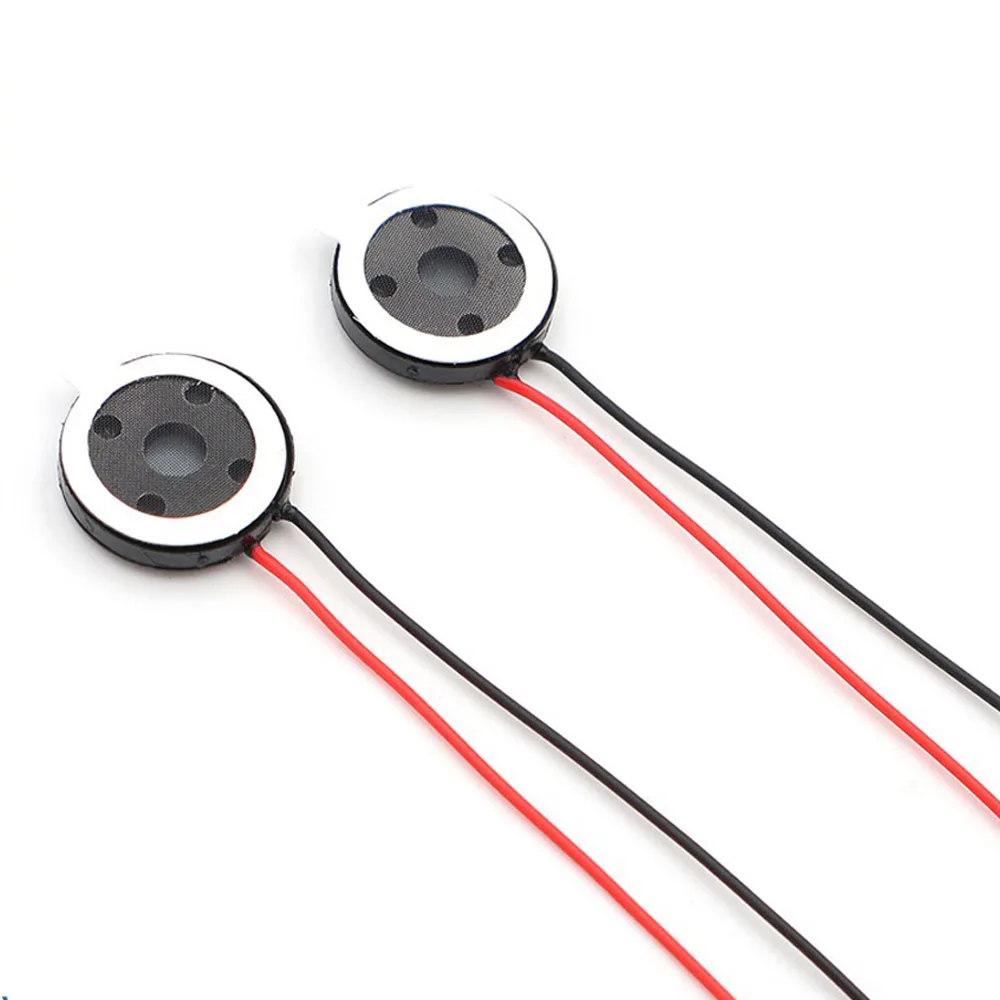 5 Stück 15 mm 1 W 8 Ohm Lautsprecher mit Kabel 15 x 3,7 mm Lautsprecher Audio für Tablet DIY Telefon Computer Trompete Horn