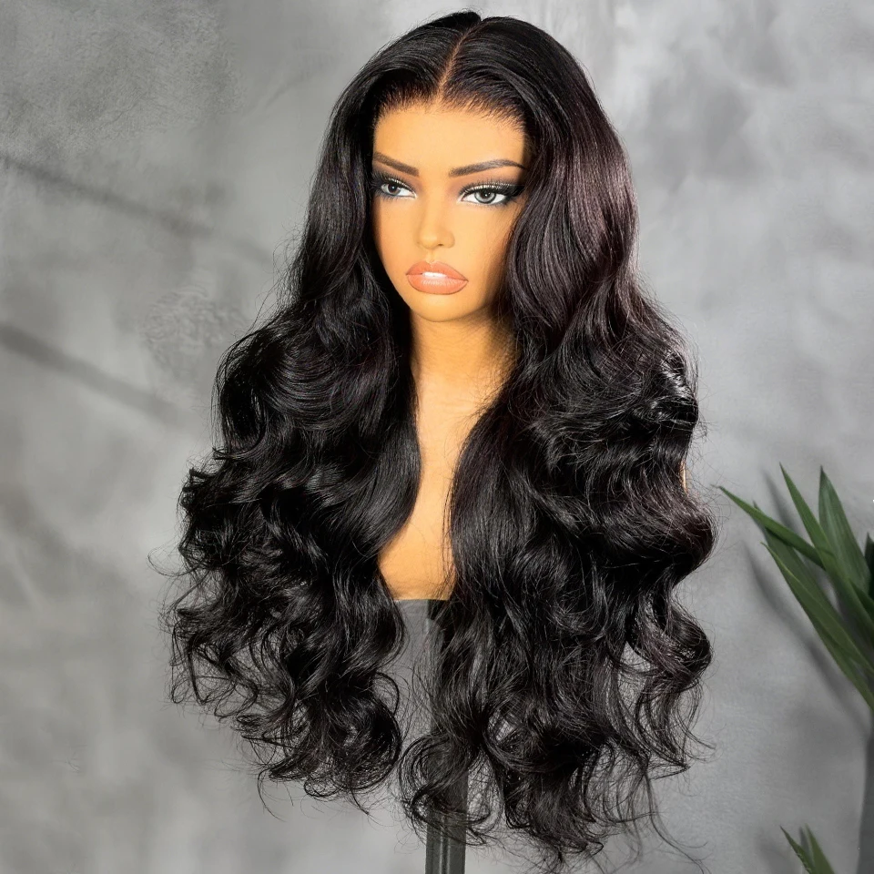 

Vietnamese Layer Bounce Curls Wig13x6 13x4 Lace Frontal Wigs SDD Loose Wave Human Hair 30 Inches 250% High Density PrePlucked