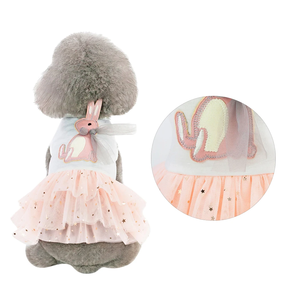 

Pet Skirt Dress Dog Tutu Summer Skirts Cute Clothing Clothes Outfit Accessories