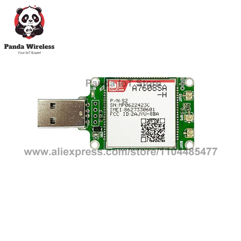 A7608SA-H USB Dongle LTE-FDD LTE B1/B2/B3/B4/B5/B7/B8/ B20/B28/B38/B40 LTE CAT1+Qualcomm chip suporrt Data Voice GNSS Optional