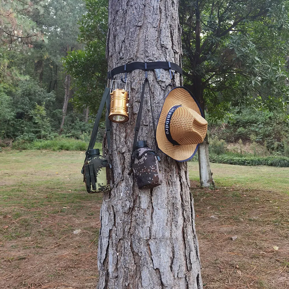 5Pcs Tree Stand Hanging Hooks Black Metal Rugged Multi Hook Holders Outdoor Hunting Equipment Tree Stand Accessories
