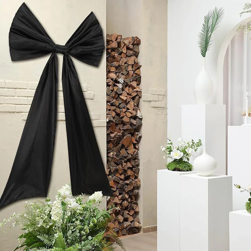 

Large Bow Big Ribbon Bowknot for Backdrop Birthday Wedding Party Room Wall Decor Pink Red Giant Ribbon Hanging Gift Christmas