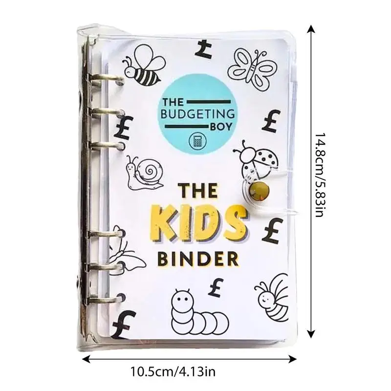 หนังสืองบประมาณความท้าทายสมุดประหยัดซองจดหมายลายสัตว์น่ารักแผ่นประหยัดค่าใช้จ่ายหนังสืองบประมาณ A6ซองจดหมาย