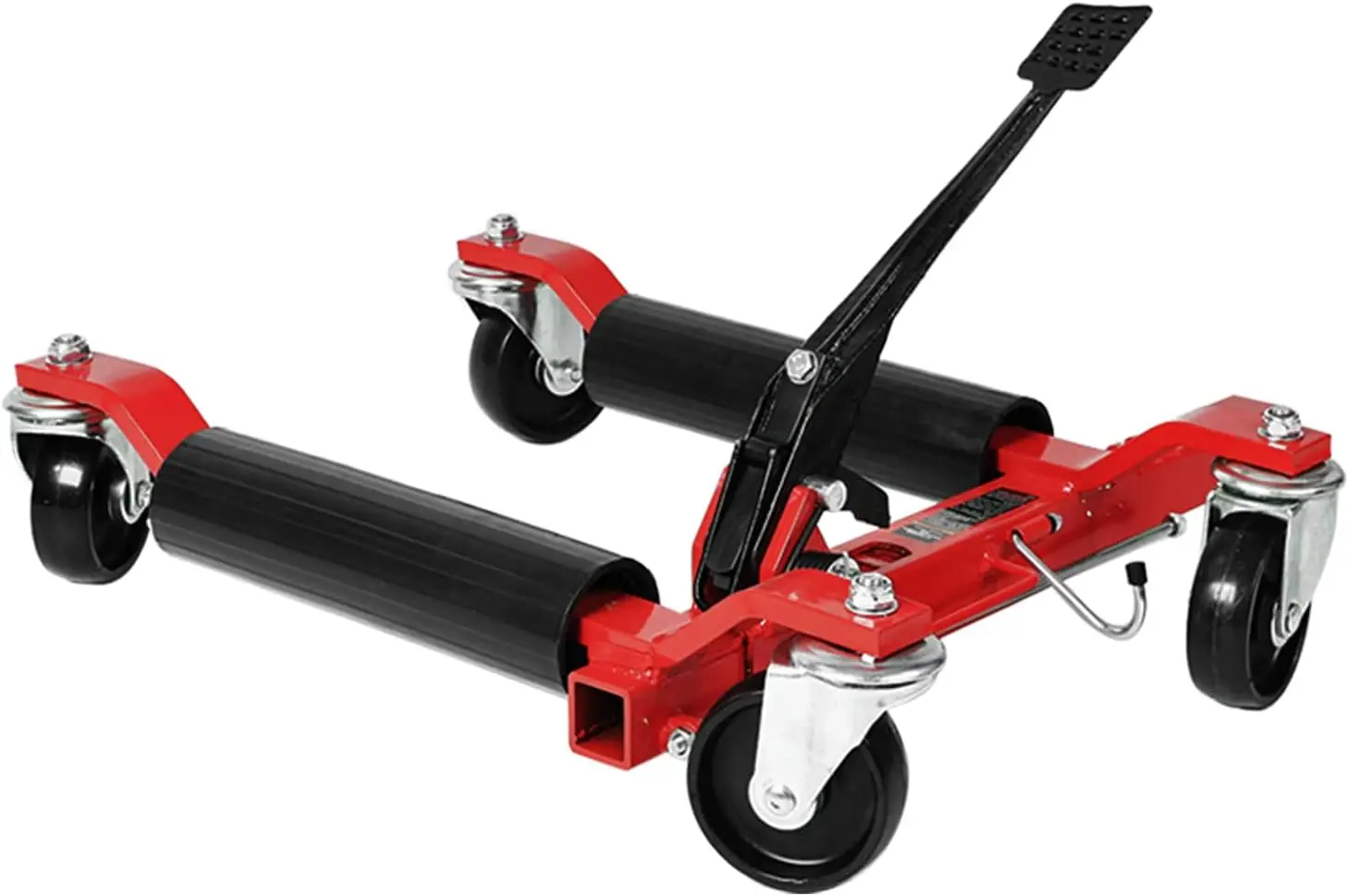 

Car Wheel Dollies Set of 4, Heavy Duty Vehicle Positioning Hydraulic Tire Jack with Ratcheting Foot Pedal, 1250lbs