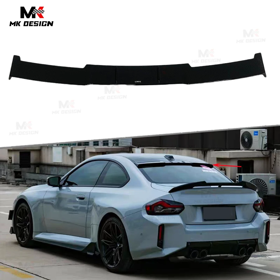

Gloss Black VTEN Style Rear Roof Spoiler for BMW G87 M2 2022-IN ABS Rear Top Spoiler Wing Window Lip Car Accessories