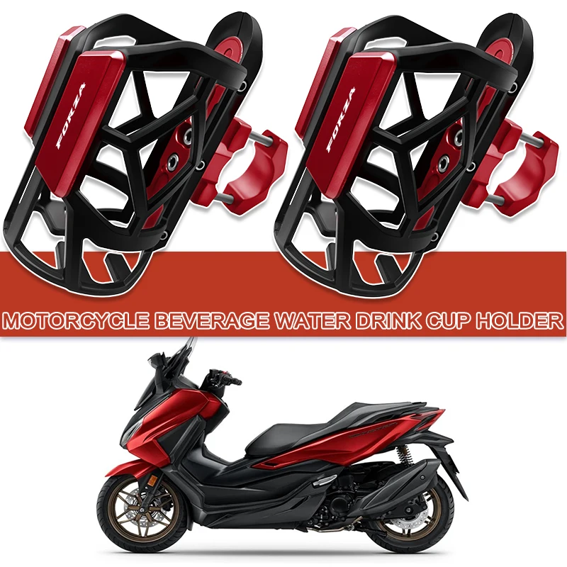 Motorcycle Beverage Water Bottle Cage Drink Cup Holder Sdand Mount Accessories For FORZA HONDA FORZA350 FORZA750 350 750 NSS350
