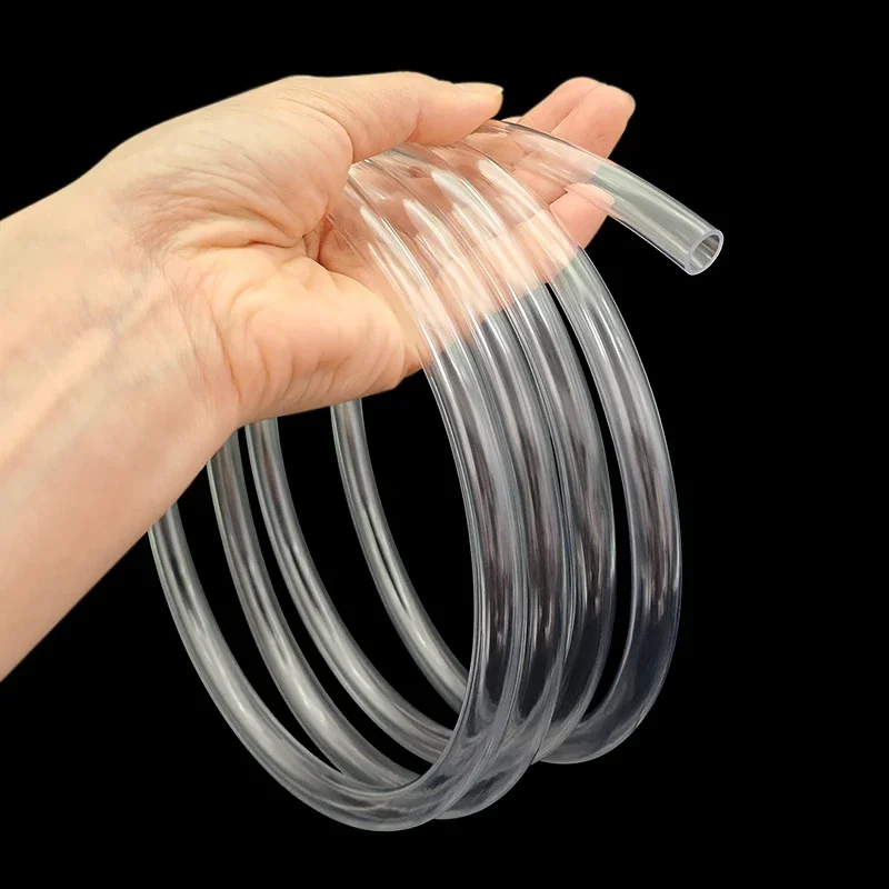 High Quality Transparent Odorless PVC Plastic Hose 2~12mm Flexible Water Pump Tubing for Aquarium Fish Tank & Garden Irrigation