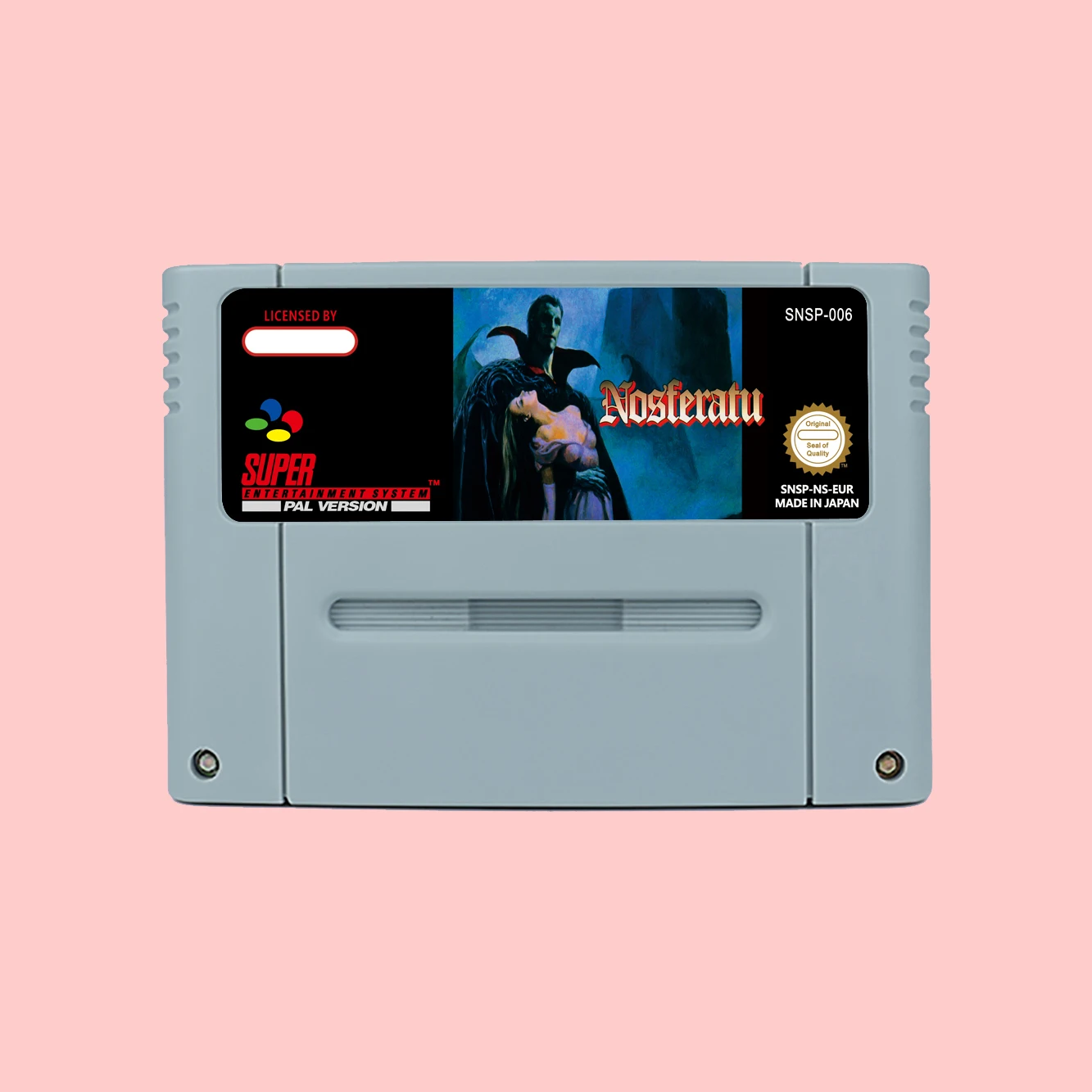 خرطوشة ألعاب الحركة Nosferatu لوحدات تحكم ألعاب الفيديو SNES SFC 16bit NTSC USA JAP PAL EUR