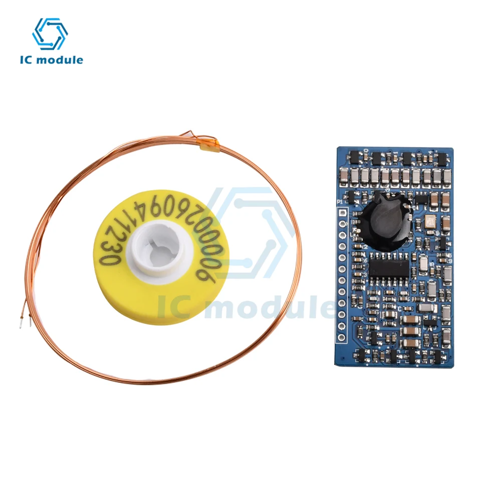 134.2KHZ Long distance RFID AGV Animal Tag Reader Module TTL Interface ISO11784/85 FDX-B