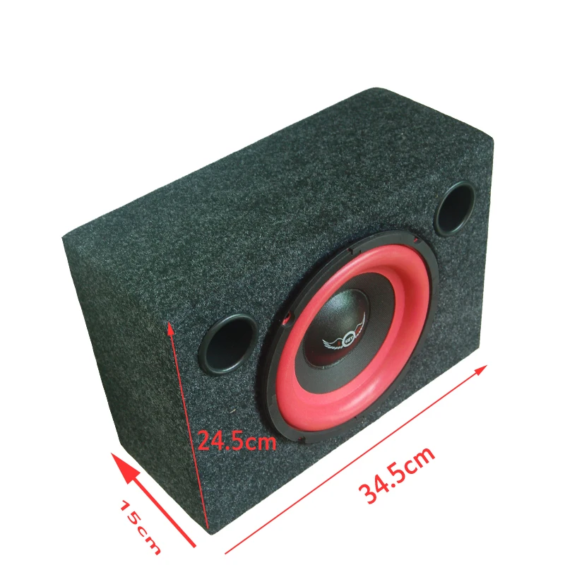 8 pollici nuovo altoparlante ultrasottile 1000w 4 ohm armadio passivo scatola di legno quadrato MDF feltro Subwoofer modificato per auto