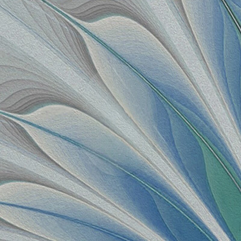 Papel Pintado DecorateHogar Papier Peint Modern creative beautiful gradient feather blooming pattern luxury background WallPaper