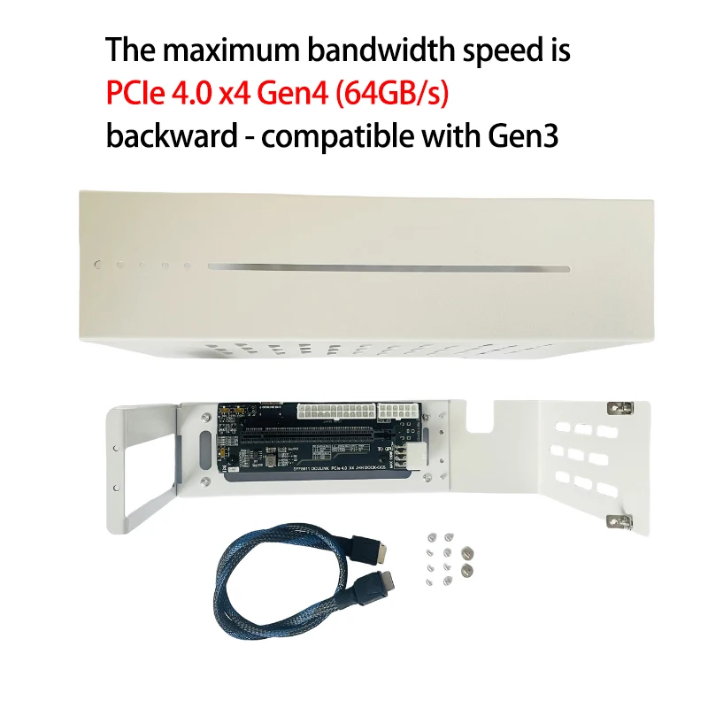 eGPU Oculink External Graphics Card PCIE 4.0 X4 GEN4 64G for GDP handheld console laptop game capture cards M.2 NVME ,8611 Cable