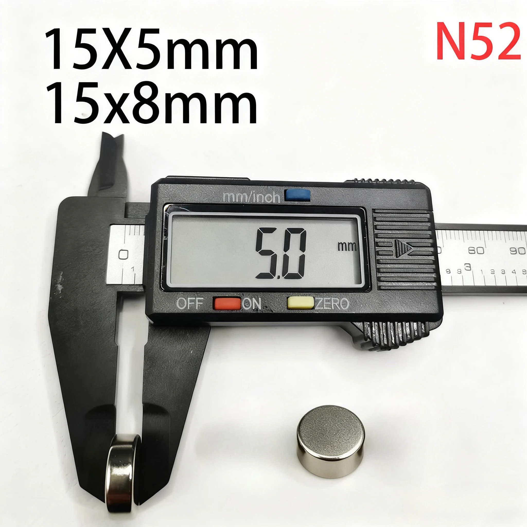 N52 15x5 15x8 Magnet Standard Bulk Ebike Generator Booster pulse motor 3D Printer Generation Search Magnetic Testing Fridge DIY