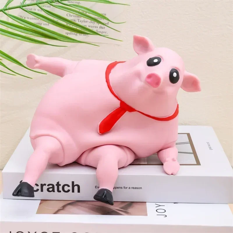 New Cartoon Cute Pink Piggy Toys for Ventilating Squeezing and Relaxing Halloween Christmas Children\'s Toy Gifts