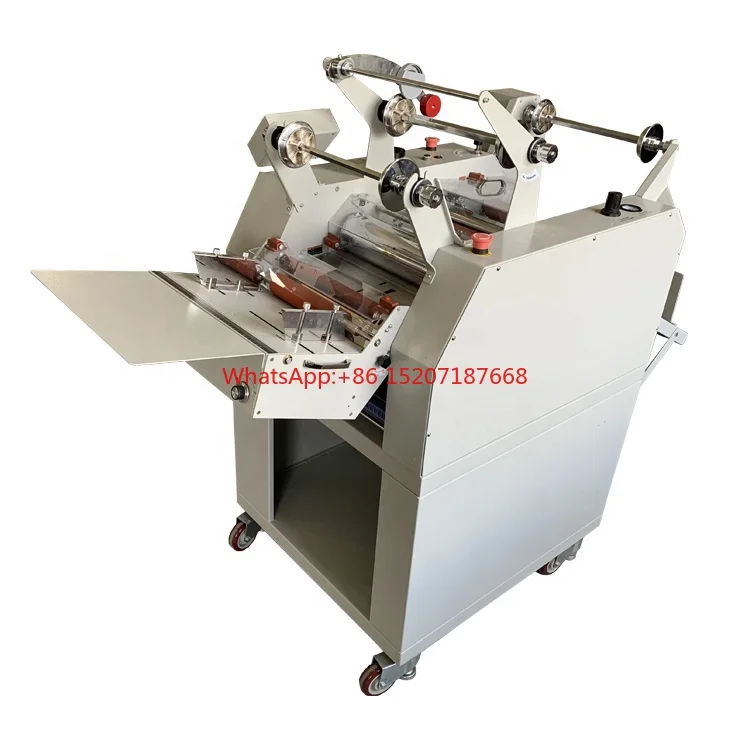 SH-380AF Auto Feeding and Hot Foil Laminator With Rewind System Automatic Roll Laminators