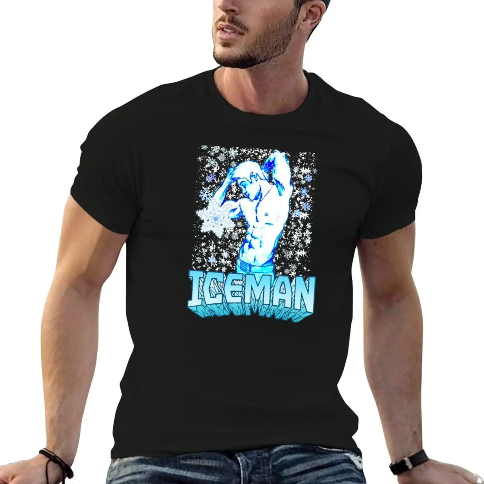 Iceman T-Shirt Daily Wear Plain Short Sleeve Shirt