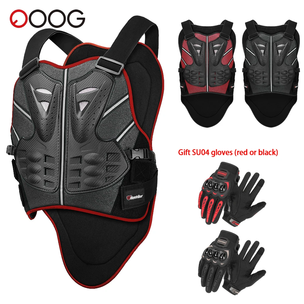 

Men's Motorcycle Armor Anti-Fall Wear-Resistant Motorbike Jacket Body Armor Moto Chest Back Protector Motocross Riding Equipment