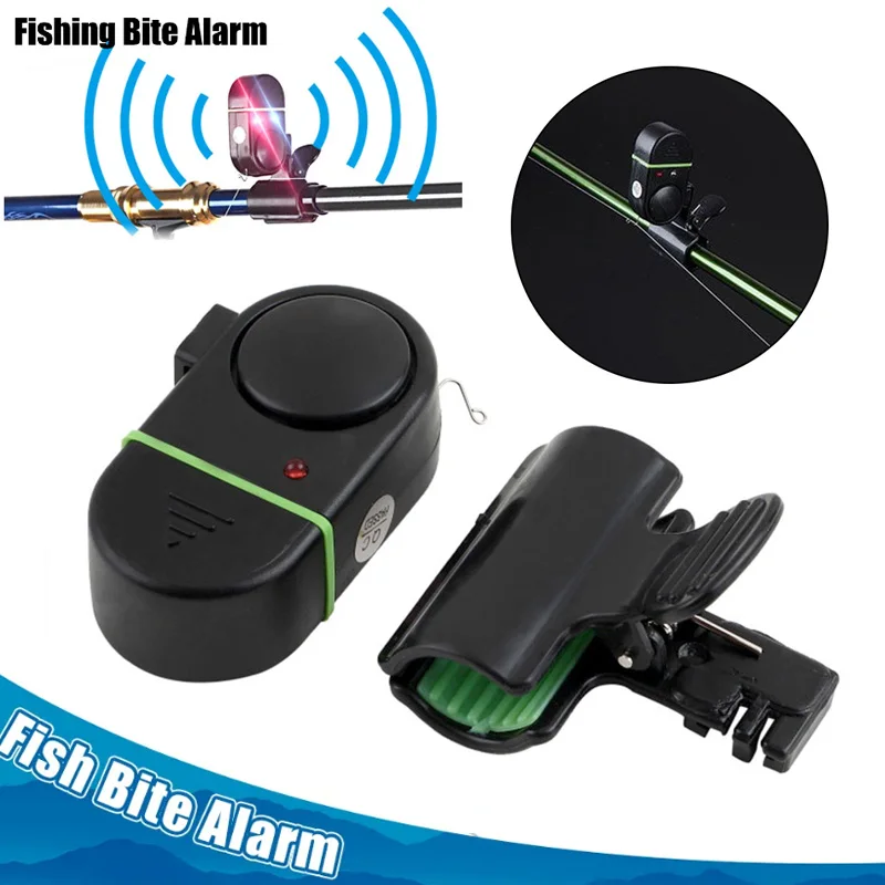 Electric Fishing Alarm Indicator Banding Sensitivity Sound Alert Fish Bite Alarm for Fishing Rod Fishing Bell Accessories