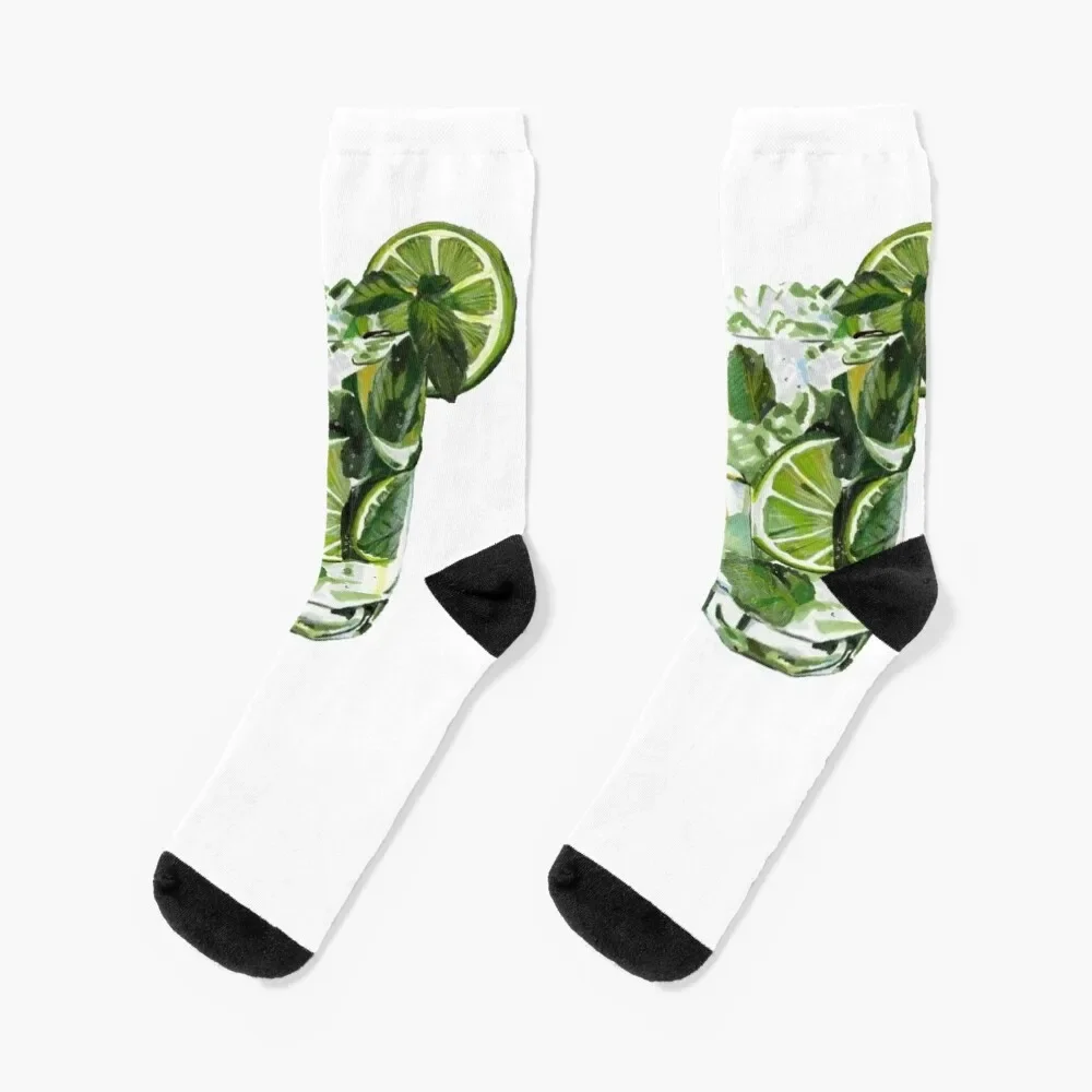 

Свежие носки Mojito, роскошные спортивные мужские носки для девочек