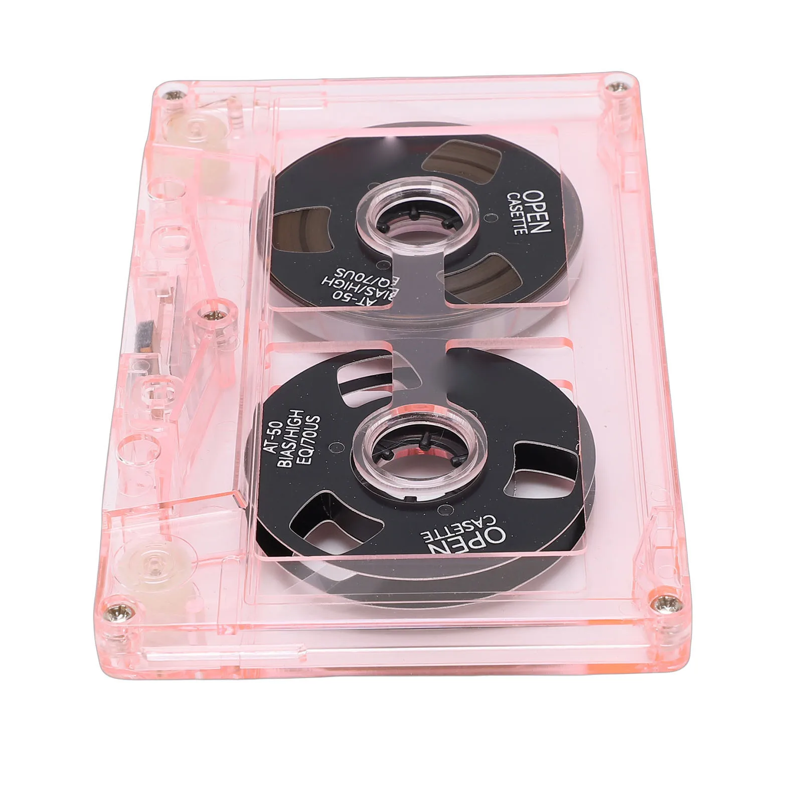 Empty Cassette Tape Reel to Reel Blank Audio Cassette Tape 50 Minutes Double Side Metal Normal Bias Sound Recording Tape with