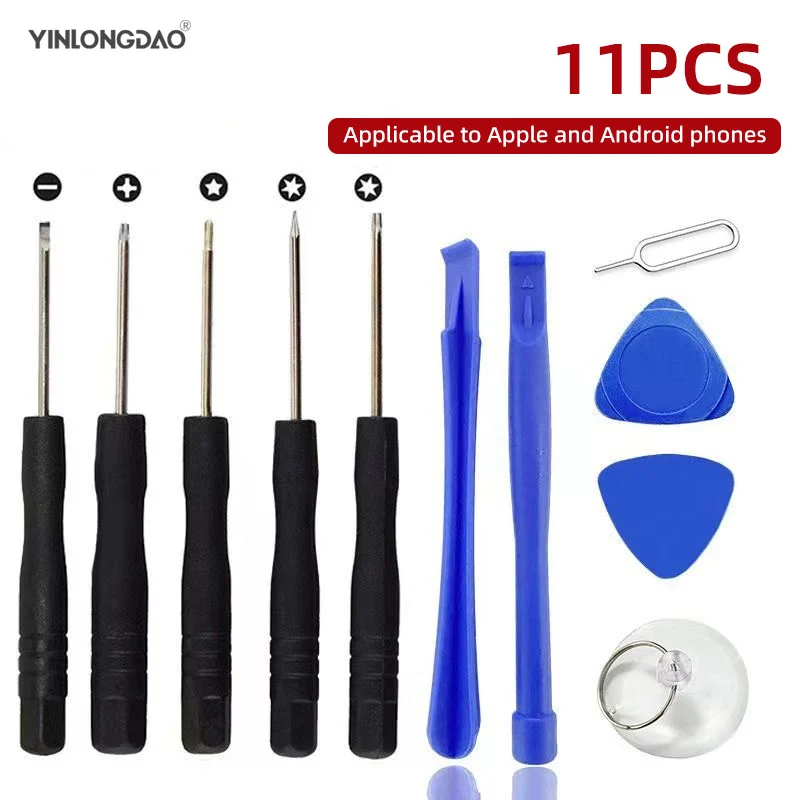 

11 in 1 Mobile Phone Repair Tools Opening Screwdriver Set for iPhone iPad Laptop Computer Disassemble Hand Tool Kit Opening Tool