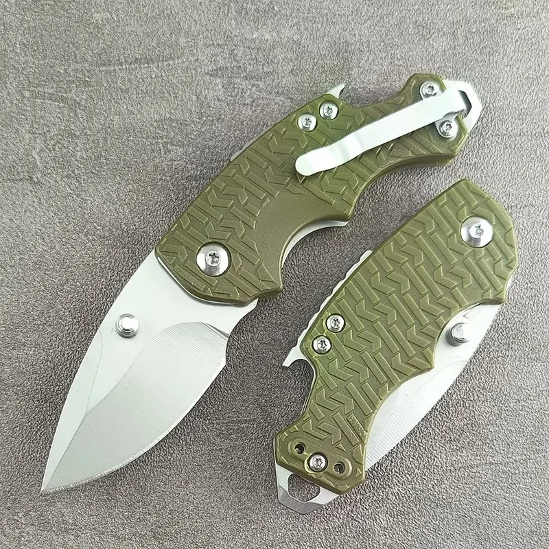 Mini Pocket 3800WM Shuffle Folding Knife 8Cr13Mov Blade Nylon Glass Fiber Handle EDC Multi-purpose Hiking Knife Sharp Fruit Tool