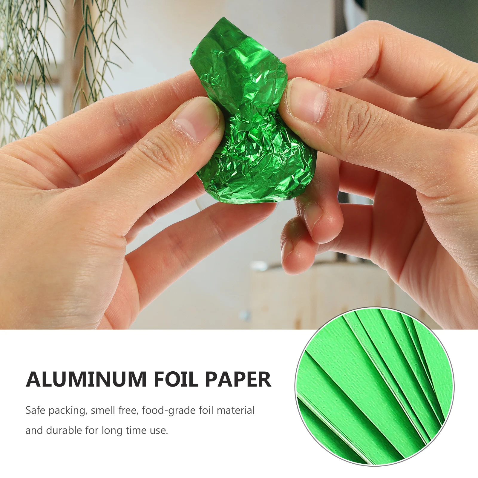 

Foil Candy Wrapping Paper Chocolate Packaging Sheets Bakery Party Supplies Fresh Keeping Food Grade Wrappers For